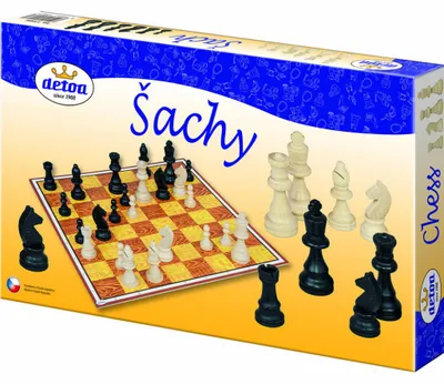 Immagine prodotto di Gioco da tavolo con pezzi di legno per scacchi in scatola 37x22x4cm