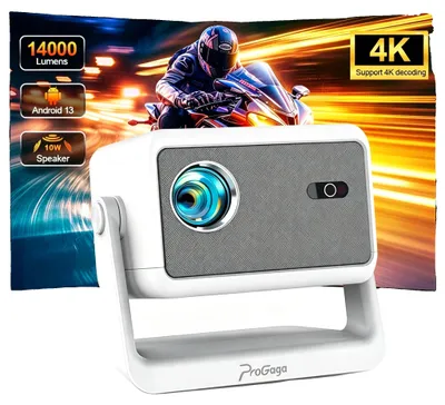 Image de Projecteur, 14000 lumens, résolution Full HD 1080p, version Android
