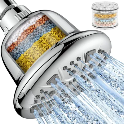Immagine prodotto di Doccia con 7 getti, cromata, con sistema anticalcare, per bagno