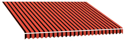 Immagine prodotto di vidaXL Tenda da sole in tela arancione e marrone 350x250 cm