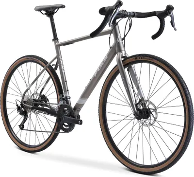 Produktbild von Fuji Jari 2.5 Gravelbike 28 Zoll Gravel Bike Damen und Herren ab 150 cm Road Bike Graveler Bike Cyclocross Fahrrad 16 Gang Shimano Claris, Farbe:matte pewter, Rahmengröße:54 cm