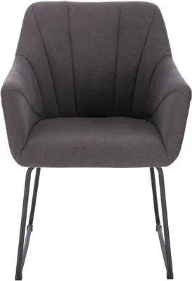 Produktbild von HOME DELUXE - Esszimmerstuhl PAKU - 1er Set, Farbe: Anthrazit, Höhenverstellbar, weiche Polsterung, bis 120 kg belastbar I Küchenstuhl Speisestühle Esszimmerstühle