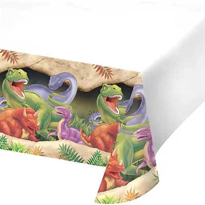 Imagen del producto de Mantel con estampado de dinosaurios