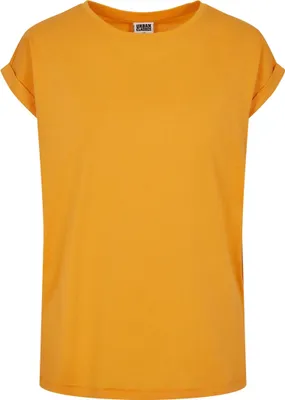 Produktbild von Urban Classics Kurzarm-T-Shirt für Frauen Slipout gelb M