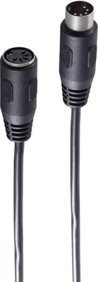 Produktbild von shiverpeaks DIN Verlängerung- 5-pol. Stecker/ Buchse 1,5m