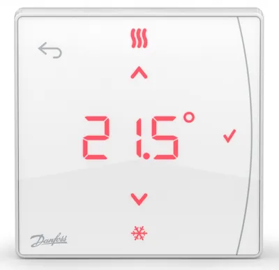 Zdjęcie produktu dla Danfoss 088U2121 Termostat ZigBee Biały - Mechaniczny regulator temperatury pokojowej
