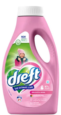 Produktbild von Dreft Liquid – 21 sc 945 ml Fein- und Wollwaschmittel