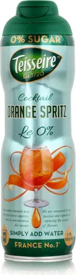 Produktbild von Teisseire Getränke-Sirup Orange Spritz 0% 600ml - Cocktails (1er Pack)