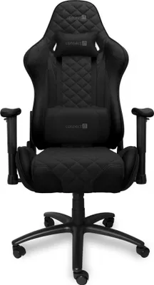 Produktbild von Connect IT CGC-1200-BK, PC-Gamingstuhl, 150 kg, Gepolsterter Sitz, Gepolsterte Rückenlehne, Schwarz, Stahl