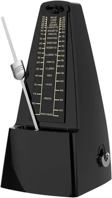 Produktbild von Mechanischer Metronom Schwarz - Hartes Geläut für Klavier - Schlagzeug - Geige - Gitarre