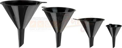 Produktbild von Kunststoff-Trichter Set 4 tlg. schwarz