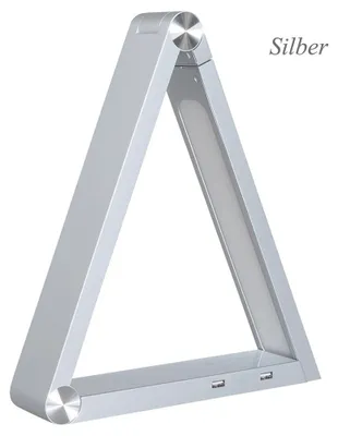 Produktbild von LED Tischleuchte Silber Sparsamer Verbauch, 6 Watt. Dimmbar & Farbton Einstellbar! A+