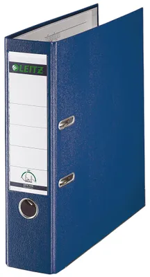 Produktbild von Leitz Ordner 10105035 DIN A4 80mm Polypropylen blau