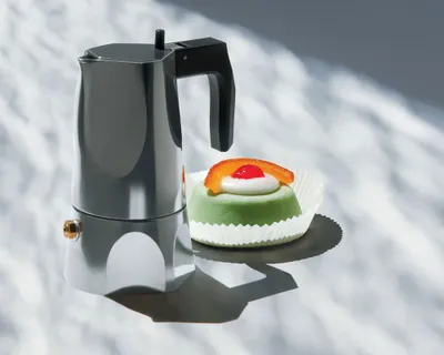 Produktbild von Alessi MT18/3, Mokka-Kanne, Aluminium, 120 mm, 85 mm, 130 mm