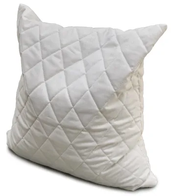 Produktbild von 40x40cm Kopfkissen - Bio-Hirsekissen - Kissen mit Bio-Hirse - Steppware weiß, direkt befüllt