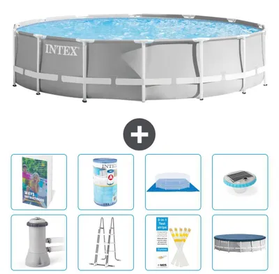 Produktbild von Prism Frame Pool Rund - 427x107 cm - 7-teilig S622