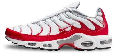 Produktbild von Nike Air Max Plus White University Red Wolf Grey - 43 Größe: 43