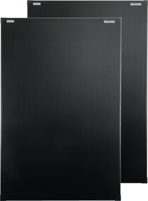 Produktbild von 2x100 Watt Mono schwarz Solarpanele Solarmodule Solaranlage Garten Camping 18V PV