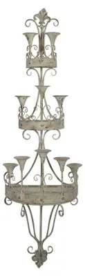 Obrázek produktu pro Svícen Clayre & Eef 44x21x144 cm Zelený kov