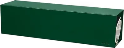 Produktbild von MEFA Zeitungsrolle Stahl pulverbeschichtet BxHxT 430/110/110 mm Letter 11 Moosgrün RAL 6005