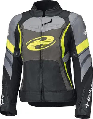 Image de Veste textile moto imperméable Held Baxley Top pour femme, noir/néon, M