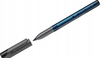 Produktbild von Schneider Permanentmarker Schwarz 1,0mm für glatte Oberflächen