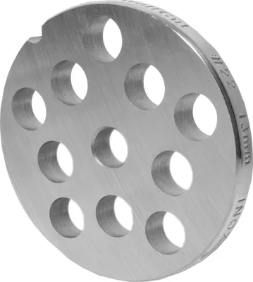 Produktbild von Fleischwolfscheibe, Lochscheibe aus Inox-Stahl Größe 22 in 13,0 mm Bohrung von WOLFCUT