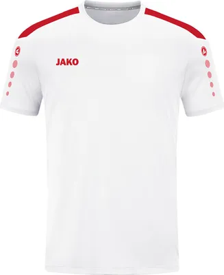 Produktbild von JAKO Kinder Trikot Power KA, Farbe:weiß/rot, Größe:128