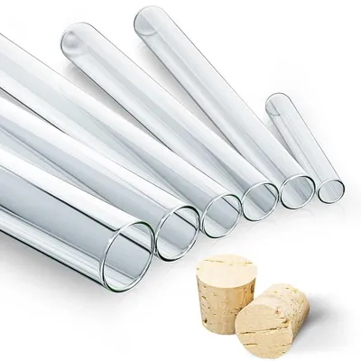 Produktbild von Reagenzglas mit Korken 25 Stück (180 x ø 20 mm) Gewürzgläser
