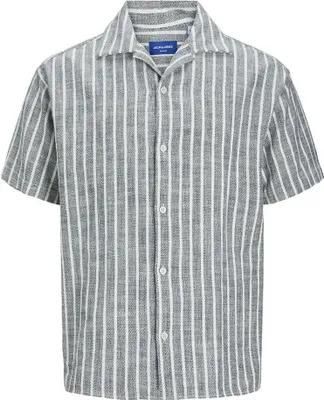 Produktbild von Jack & Jones Cabana Plus Size Kurzarmhemd Grau 2XL Herren Grau 2XL