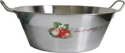 Produktbild von Konfitürenkessel, Edelstahl 38 cm, Baumalu 340678, Induktionsgeeignet, Metallgriffe