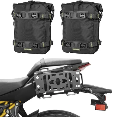 Immagine prodotto di Supporti laterali ZIEGER con borsa universale SCHNORR (coppia), compatibili con Kawasaki Z650S