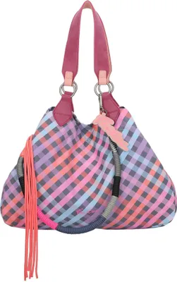 Produktbild von Fritzi aus Preußen Schultertasche Izzy Medium Limited Canvas Shopper Autumn Check mehrfarbig