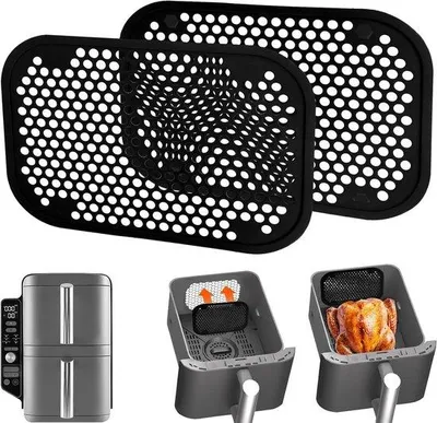 Produktbild von Silikonische Anti-Spaten für XL Airfryer - Set aus 2 Teilen
