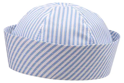 Produktbild von Kapitänsmütze mit Streifenmuster, atmungsaktiv, für Theateraufführungen, Erwachsene und Jugendliche, Accessoire für maritime Mottopartys