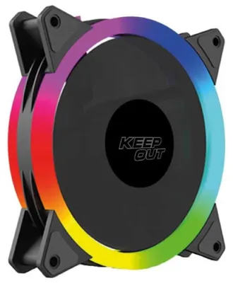 Zdjęcie produktu dla KeepOut XFC-120SR, Wentylator, 12 cm, 1600 RPM, Czarny