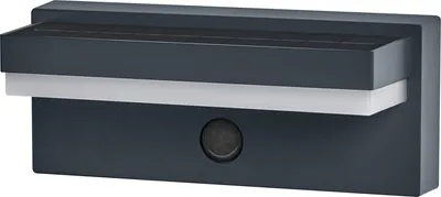 Zdjęcie produktu dla OSRAM Endura Style Solar LED lampa ścienna Robust, 2,5W, 3000K ciepła biel, 180 lm, USB, czujnik PIR, 1 miesiąc