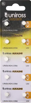 Productafbeelding van Uniross Alkaline Coin Cells AG4 10 pack
