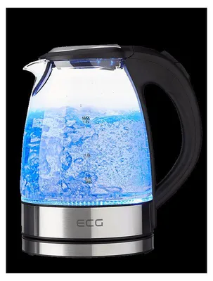 Image de ECG RK 1776 Bouilloire 1,7 l Noir, argent, transparent 2200 W