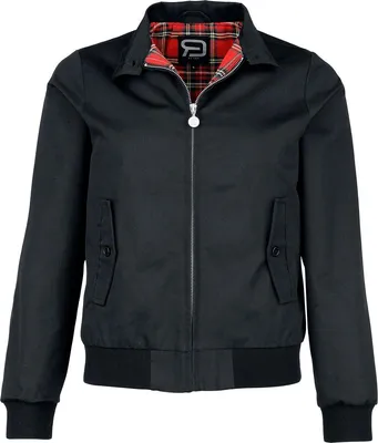 Produktbild von RED by EMP Damen schwarze Übergangsjacke mit Stehkragen L