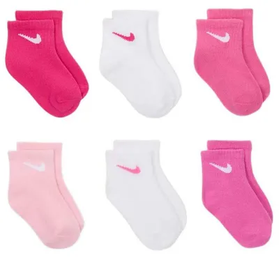 Produktbild von Nike Kids Swoosh Infant Ankle Socken 6 Paare Mehrfarbig EU 15 Mädchen Mehrfarbig EU 15