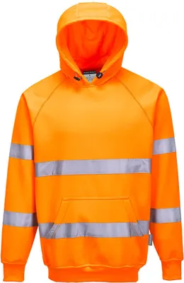 Produktbild von Portwest B304 Warnschutz-Kapuzen-Sweat-Shirt Orange Gr. 4XL