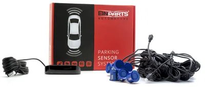 Image de Einparts Capteur de stationnement PDC, kit de 8 capteurs avant et arrière, 12 V