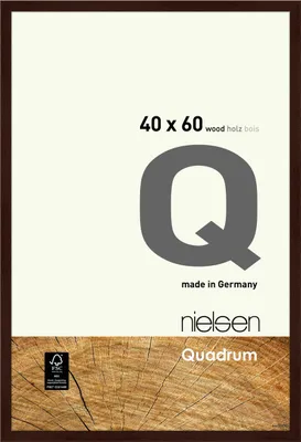 Obrázok produktu pre Quadrum 40x60 cm drevený rám wenge na klipe