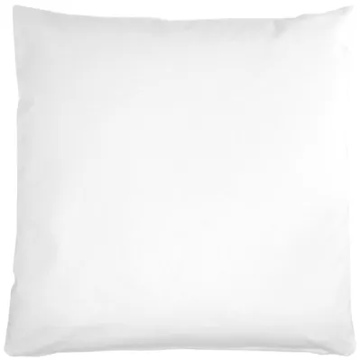 Produktbild von Bio-Dinkelspelzkissen 40x40cm, Köper-Baumwolle weiß, mit Bio-Dinkelspelz, direkt befüllt