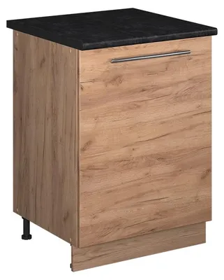 Obrázek produktu pro Spodní skříňka kuchyňské linky Vicco Fame-Line Zlatý mocný dub/Zlatý mocný dub 60 cm 1 dvířka s pracovní deskou, Model 65194