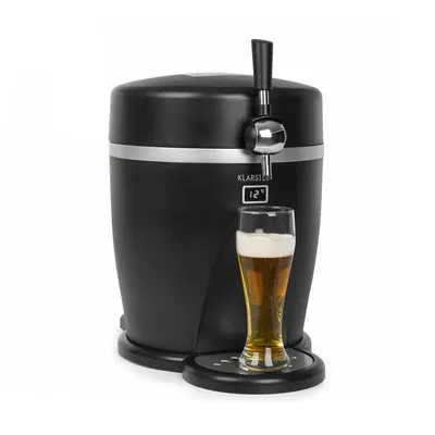 Obrázok produktu pre Klarstein Tap2Go, mobilný automat na pivo 2 v 1, chladnička 13l, 5l sudy, čierny