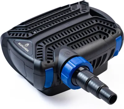 Produktbild von BluFlow 10.000 - Teichpumpe - 10.000 L/h - 80 Watt - Energiesparende Filterpumpe Teich Aussen - Gartenteichpumpen Wasserpumpe Fischteich Springbrunnen Bachlaufpumpe & Wasserfall Pumpe