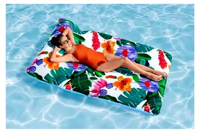 Produktbild von Luftmatratze Blissful Drifter mit Textilbezug 200 x 129 cm