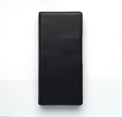 Image de Housse de protection Bookcase pour Volla Phone Quintus, noir, en cuir
